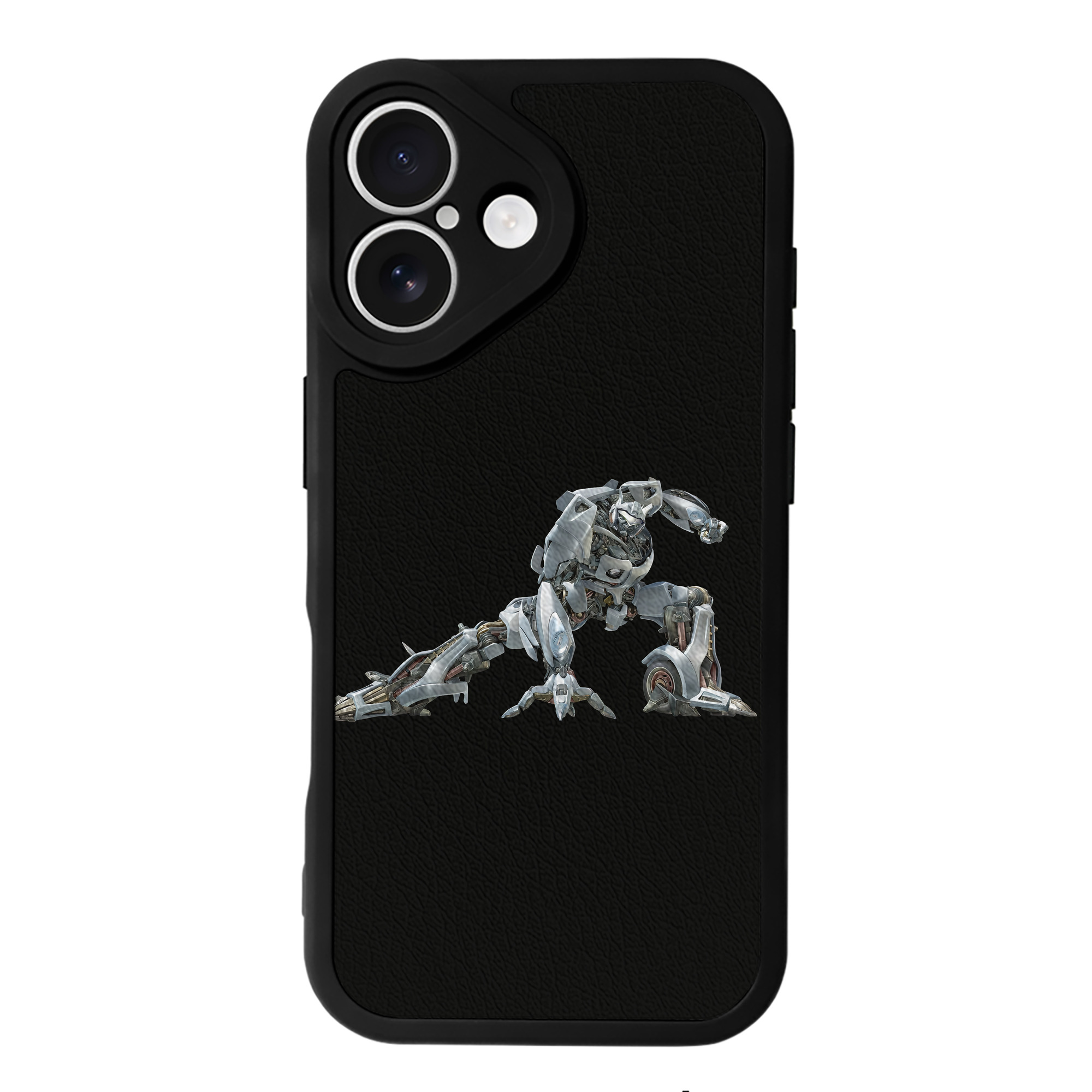 （画像用） Transformers トランスフォーマー 【iPhone 16シリーズ対応】シリコンスマホケース（レザー調） 材質：シリコン